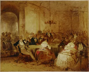 Scène de société. L