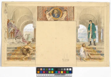 Le roi des Alpes et le misanthrope (projet pour le cycle Ferdinand Raimund « Le roi des Alpes et le misanthrope » au château de Kogl, Attergau)
