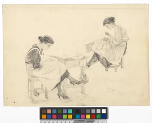 Études de couturières