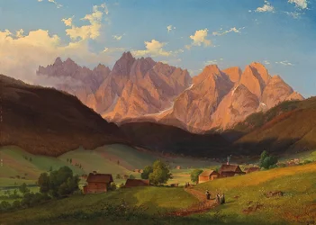 Vue du Triglav en Slovénie