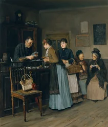 Sœurs de la loterie, vers 1888 (huile sur panneau)