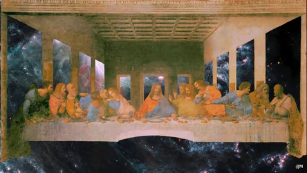 JJM-recreate: Leonardo da Vinci_Das letzte Abendmahl+JWST