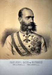 François-Joseph Ier. 1873 Litho