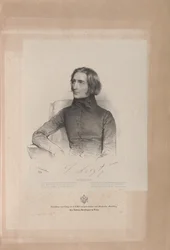 Portrait de Franz Liszt 1811-1886, 1838