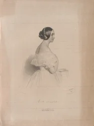 Portrait de la chanteuse d