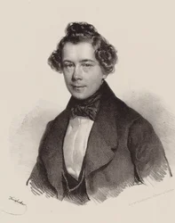 Portrait du compositeur Joseph Lanner 1801-1843, 1830