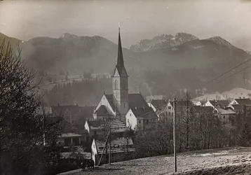 Album "Meine weltkriegs - Erinnerungen South-West Front (Carinthie, Italie, Tyrol du Sud) 31/03/1915-12/11/1918 - Josef Zohles Wien" : vue de Hermagor-Pressegger