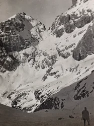 Soldat dans les Alpes
