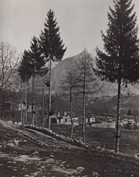 Album "Meine weltkriegs - Erinnerungen South-West Front (Carinthia, Italie, South Tyrol) 31/03/1915-12/11/1918 - Josef Zohles Wien": décombres de Pliczna