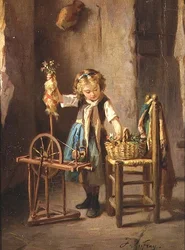 Près du rouet