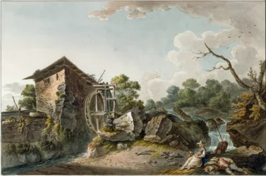 Vue du moulin supérieur près de Montreux