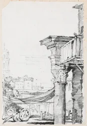 Un balcon dans le Forum romain