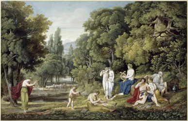 Paysage arcadien