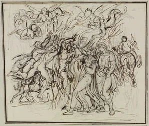 Dante et Virgile dans la forêt des suicidés (L