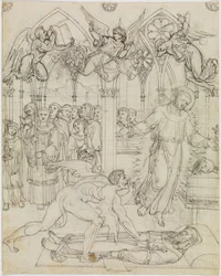 Dispute de saint François avec Satan pour l