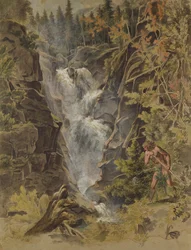 Les chutes de Reichensbach à Meiringen, 1792-93
