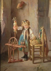 Près du rouet