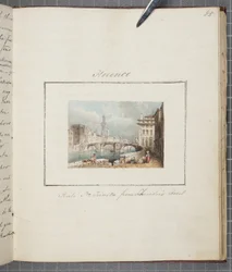 Florence, collé dans le Journal de Thomas Moody d
