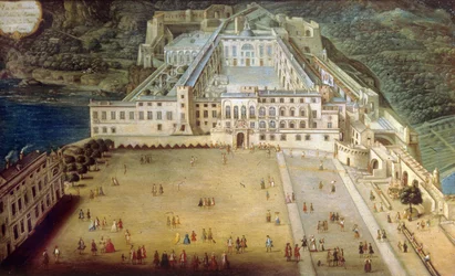 Le palais de Monaco en 1732