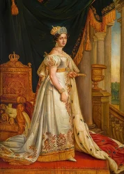 La reine Thérèse en habits de couronnement.