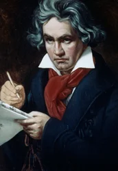 Ludwig van Beethoven, compositeur et pianiste allemand, portrait par Joseph Karl Stieler