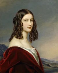 Portrait de Friederike Von Freiin Gumppenberg