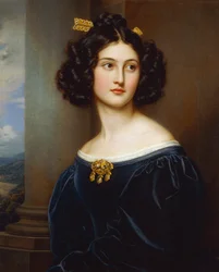 Portrait de Nanette Kaula (1812 - 1876)