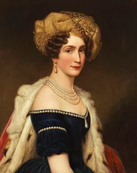 Princesse Augusta de Bavière 1788-1851, duchesse de Leuchtenberg, ca 1825
