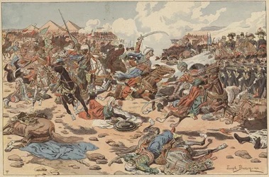 Bataille des Pyramides, Égypte, Guerres Révolutionnaires Françaises, 21 juillet 1798