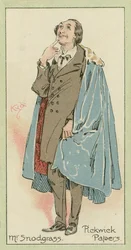 M. Snodgrass, Pickwick Papers (lithographie couleur)