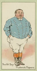 The Fat Boy, Pickwick Papers (lithographie couleur)