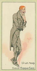 Uriah Heep, David Copperfield (lithographie couleur)