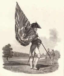 Un officier de la garde en grande tenue, vers 1812, 1909