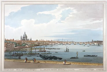 Pont de Blackfriars, Londres, 1795