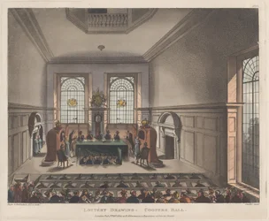 Tirage au sort de la loterie, Coopers Hall, 1er février 1809