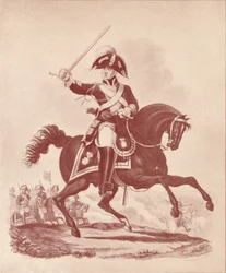 Officier, 2e Régiment des Life Guards, période de Waterloo, 1812-1815