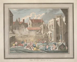 La salle des pompes à Bath
