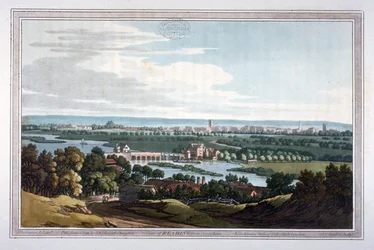 Vue de Reading depuis Caversham, Berkshire, 1793