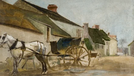 Poney et charrette