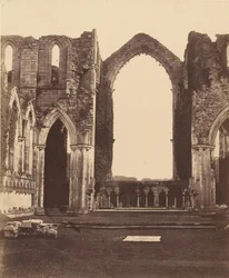 Abbaye de Fountains. La chapelle des Neuf Autels, intérieur