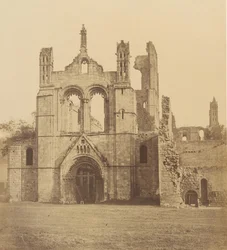 Abbaye de Kirkstall. Vue de l