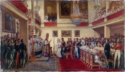 Le mariage du roi Léopold Ier avec la princesse d