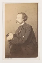 Portrait du peintre Eugène François de Block, mi-figure