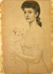 Étude pour Un Plat de Fruits