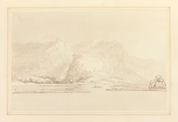 Cottage de Lodore, rochers et chute d