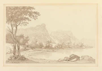 Rochers de Lodore, chalet au loin