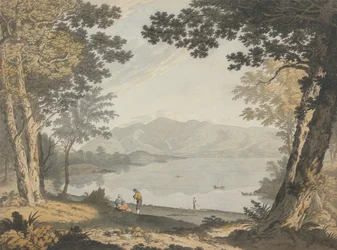 Vue de Skiddaw et Derwentwater