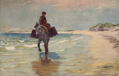 Sur la côte, Connemara, 1881