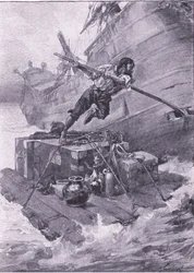 Avec cette cargaison, je suis parti en mer (lithographie)
