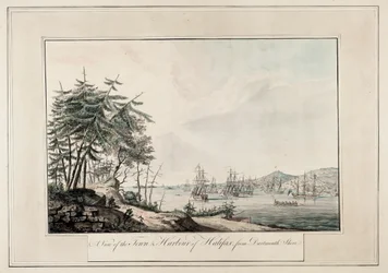 Vue de la ville et du port d